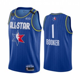 Maillot NBA Phoenix Suns Devin Booker 1 2020 All-Star Jordan Brand Bleu Swingman - Homme
